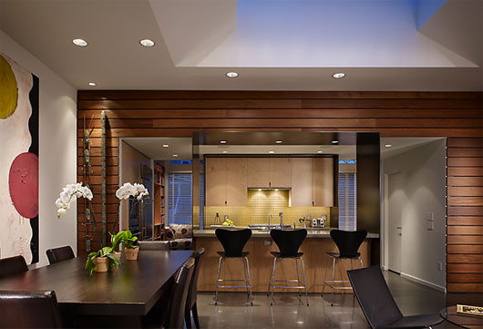 kitchen of storefront house design