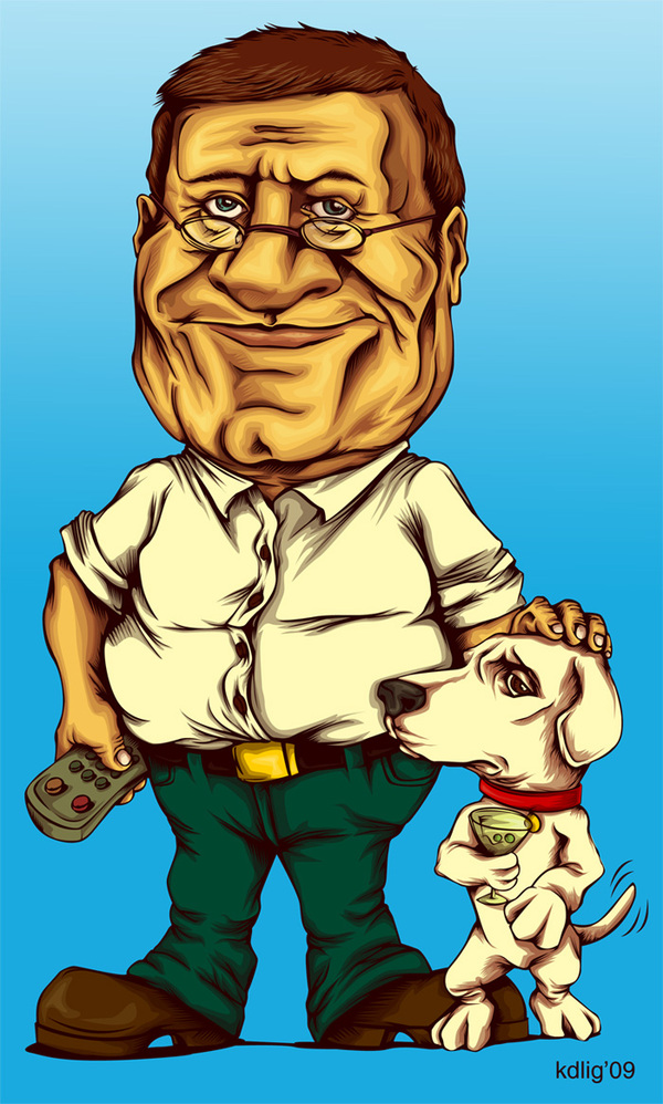 Peter and Brian Griffin